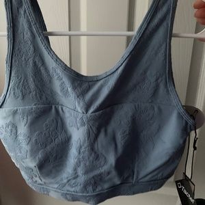 Mono B Brand New Texture Print Sports Bra Size Large